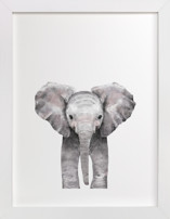 Baby Animal Elephant Children's Art Prints