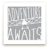 Adventure Awaits Vintag... by Lorena Depante