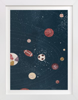 Sports In Space Children's Art Prints