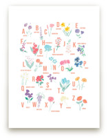 Flower Alphabet by Jessica Kelemen