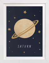 Solar System VII (Saturn) Children's Art Prints