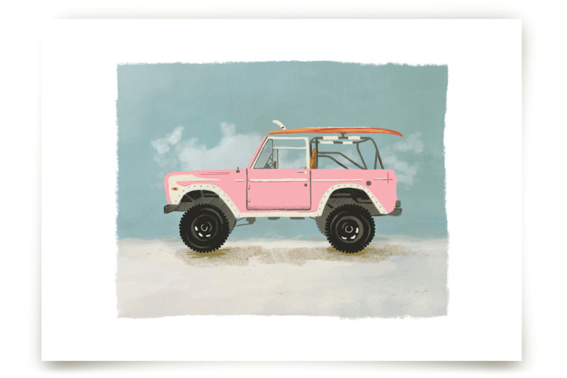 Joe Ledbetter Caravan Print アートプリント Joe Ledbetter Caravan Print アートプリント