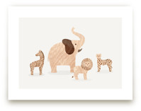 Wooden Safari Animals by Dani Lugato