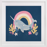 Narwhal Magic Children's Art Prints