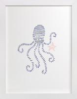 Lined Animals I Children's Art Prints