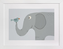 My Jungle Friends 4 Children's Art Prints