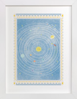 Vintage Solar Journey Children's Art Prints