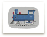 Vintage Train Engine by Rebecca Marchese