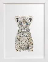 Baby Animal Leopard Children's Art Prints