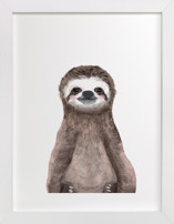 Baby Animal Sloth Children's Art Prints