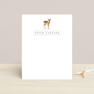 Fawn Fields Children's Stationery