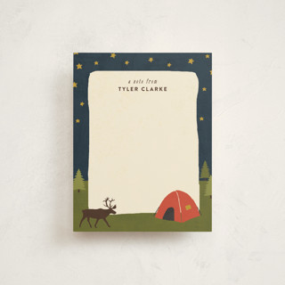 Camping Children's Stationery