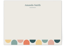 Half Circles Children's Stationery