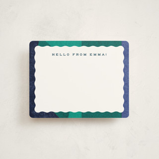 scallops and swoops Children's Stationery