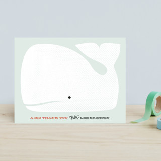 Friendly Whale Children's Stationery