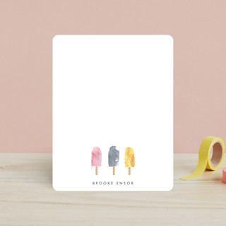 Iced Summer Notes Children's Stationery