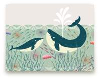 Out at Sea Children's and Nursery Wall Mural