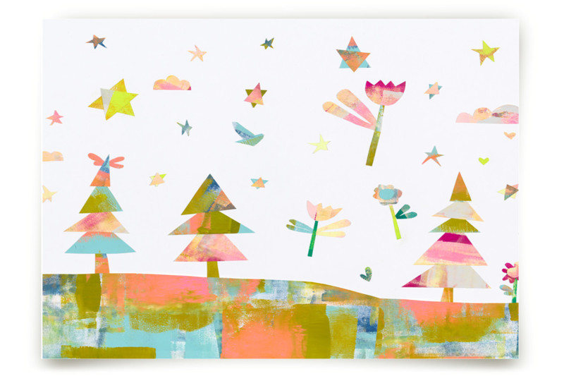 Forest Magic Children's and Nursery Wall Mural by Colleen Overman Minted