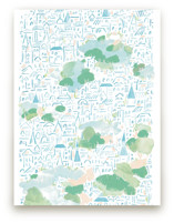 Storybook City Children's and Nursery Wall Mural