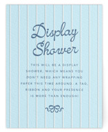 Mariniere Letterpress Baby Shower Insert Cards