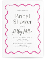 Letterpress Bridal Shower Invitations