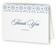 Talavera Tiles Letterpress Baby Shower Thank You Cards