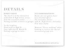 You and I Letterpress Direction Cards