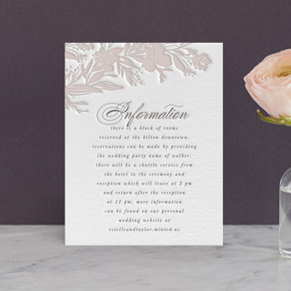 Garden Topper Letterpress Direction Cards