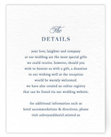 Letterpress Direction Cards