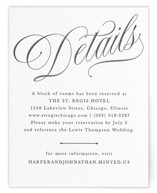 Letterpress Direction Cards