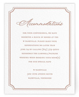 Letterpress Direction Cards