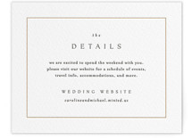Letterpress Direction Cards