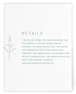 Letterpress Direction Cards