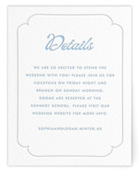 Letterpress Direction Cards