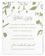 Letterpress Direction Cards