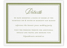 Ethereal gardens Letterpress Direction Cards