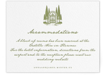 Letterpress Direction Cards