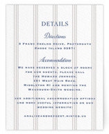 Raies Letterpress Direction Cards