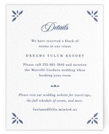 Talavera Tiles Letterpress Direction Cards