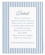 Catamaran Letterpress Direction Cards