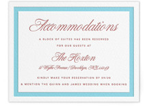 Charm Letterpress Direction Cards