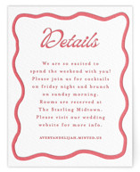 Prep School Letterpress Direction Cards