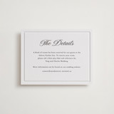 Tux Letterpress Direction Cards