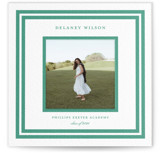 Roma Letterpress Graduation Announcement Photo Mount Cards