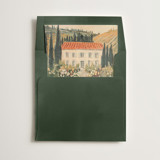Vintage Tuscan Wedding Slip-In Envelope Liners