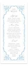 Margot Letterpress Long Menus