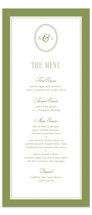 Darcy Letterpress Long Menus