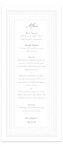Heirloom Needlework Letterpress Long Menus