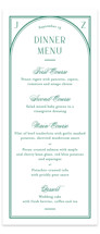 Fresh Classic Letterpress Long Menus