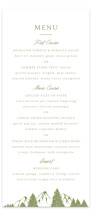 Summit Meadows Letterpress Long Menus